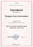 Сертификат филиала Машинистов 2